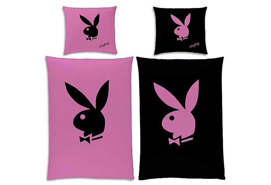 BERONAGE Wendebettwäsche Playboy Bunny Bettwäsche Linon / Renforcé, 100% Ba günstig online kaufen