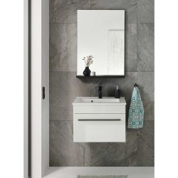 Waschplatz Set in Weiß Hochglanz Gäste WC (zweiteilig) günstig online kaufen