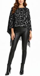 dy_mode Strickponcho Damen Feinstrick Poncho mit günstig online kaufen