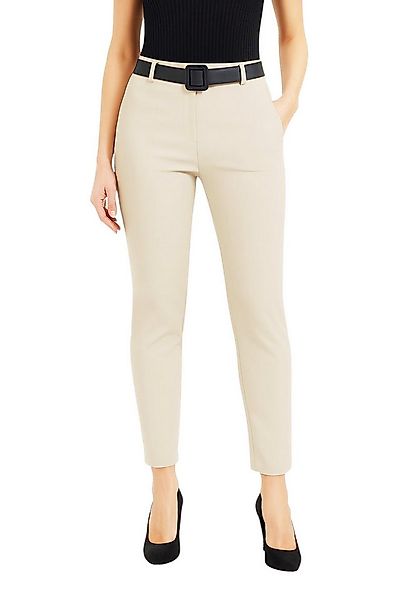 Mississhop Stretch-Hose Chinos Damen Stretchhose mit Reißverschluss M.434 günstig online kaufen