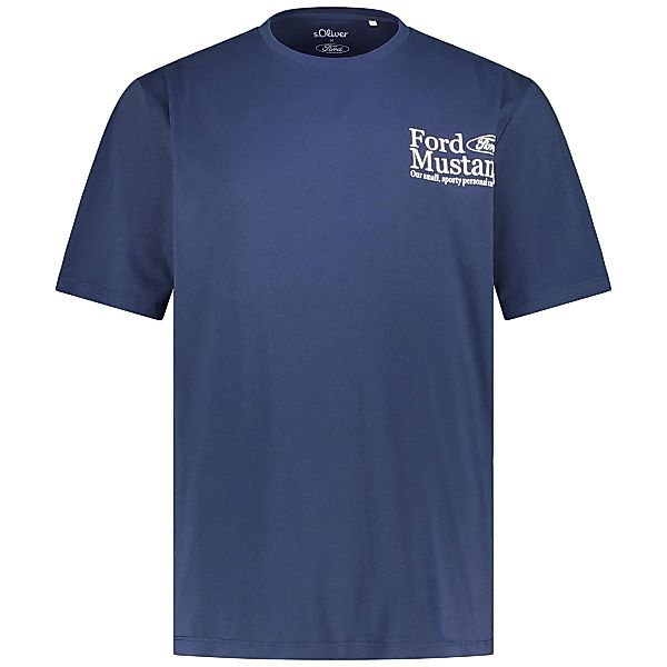 s.Oliver T-Shirt "Ford Mustang"-Kollektion Farbe blau Größe: 3XL günstig online kaufen