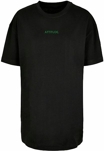 Merchcode T-Shirt "Merchcode Damen Ladies Attitude Oversized Boyfriend Tee" günstig online kaufen