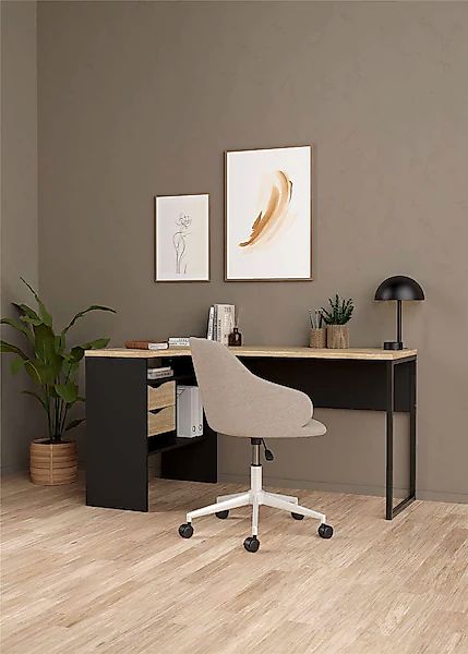 INOSIGN Eckschreibtisch »Plus« Schreibtisch mit vielen Stauraummöglichkeite günstig online kaufen