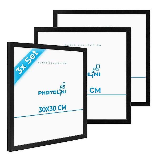 PHOTOLINI Bilderrahmen 3er Set, stabiles MDF-Holz, günstig online kaufen