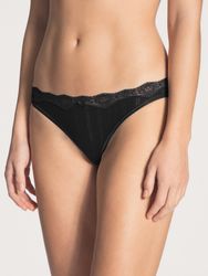 CALIDA Hüftslip "Etude Toujours" florale Spitze, Single Jersey, weich, Nade günstig online kaufen