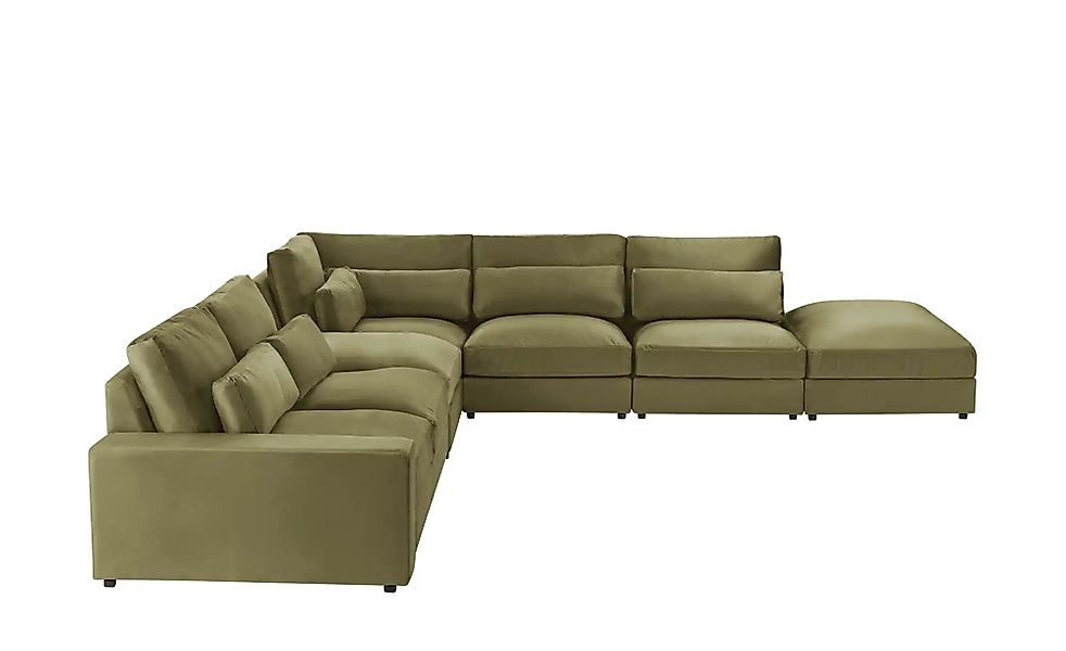 Ecksofa  Branna ¦ grün ¦ Maße (cm): B: 412 H: 88 T: 386.0 Polstermöbel > So günstig online kaufen