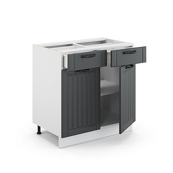 Vicco Midischrank Fame-Line, Anthrazit/Weiß, 80 x günstig online kaufen