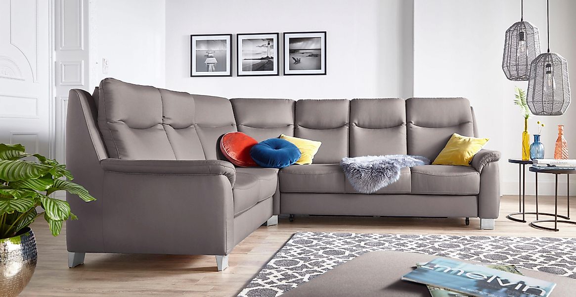 sit&more Ecksofa Boccaccio L-Form, mit Federkern günstig online kaufen