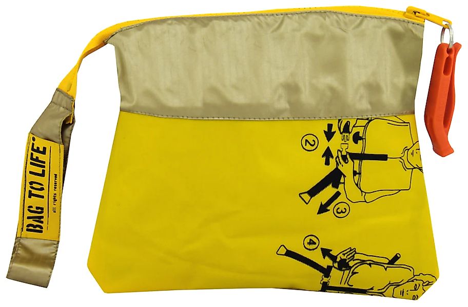 Bag to Life Kosmetiktasche "Amenity Kit", aus recycelter Rettungsweste günstig online kaufen
