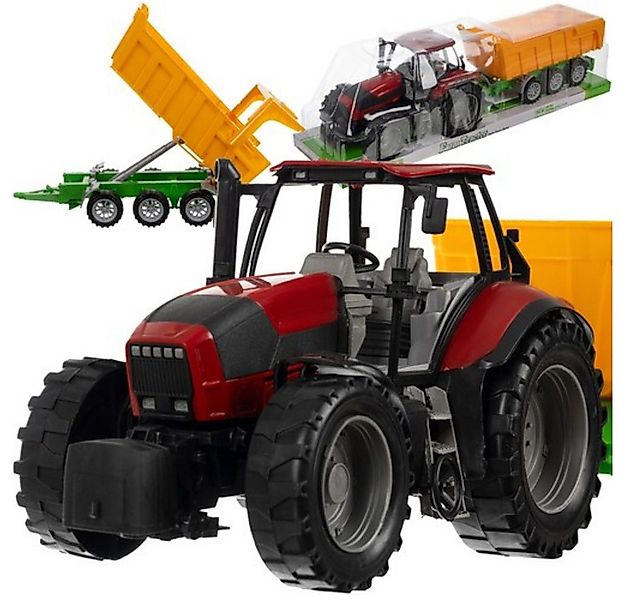 KRUZZEL Spielzeug-Traktor Traktor Ackerschlepper, (Spar-Set, 1-tlg., hochwe günstig online kaufen