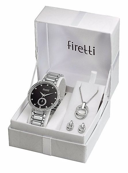 Firetti Quarzuhr, (Set, 4-tlg., inkl. Ohrstecker und Kette mit Anhänger), A günstig online kaufen