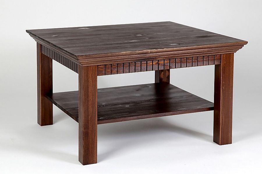Clever-Moebel Couchtisch Couchtisch im Landhausstil, 76x76 günstig online kaufen