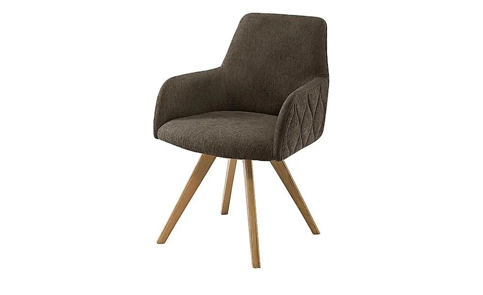 Woodford Esszimmerstuhl  Damask ¦ braun ¦ Maße (cm): B: 61 H: 88 T: 66.5 St günstig online kaufen