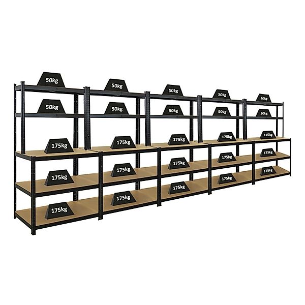 PROREGAL Mega Deal 5x Profi Werkbank GIANT BEAST 180x100x60cm Fachlast 175k günstig online kaufen