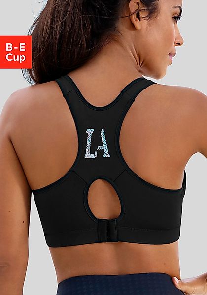LASCANA ACTIVE Sport-BH mit LA-Buchstaben aus funkelnden Pailletten aus Coo günstig online kaufen