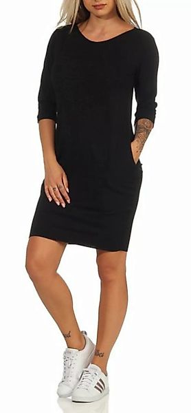 CLEO STYLE Sweatkleid Sweat Kleid 420 Schwarz günstig online kaufen