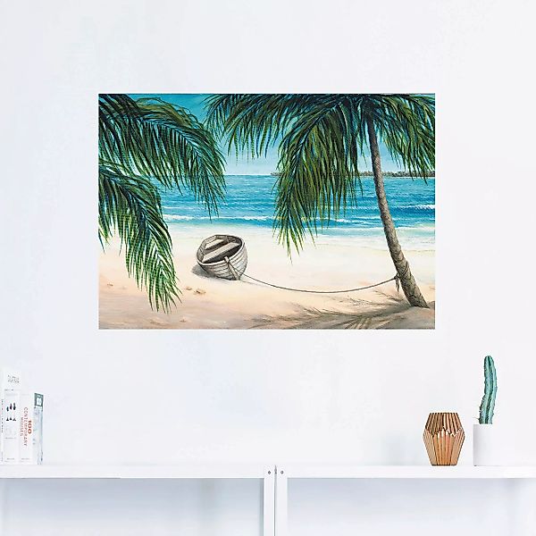 Artland Wandfolie "Karibik", Strand, (1 St.), selbstklebend günstig online kaufen