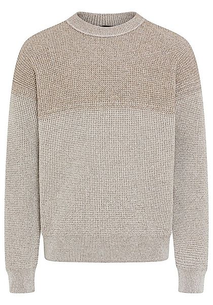 BOSS ORANGE Strickpullover Kartney Rundhalsausschnitt, Regular Fit, Struktu günstig online kaufen