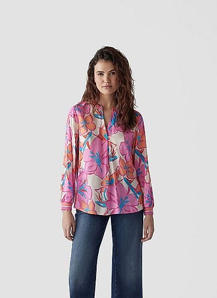 LeComte Klassische Bluse LeComte Farbenfrohe Bluse mit floralem Print günstig online kaufen