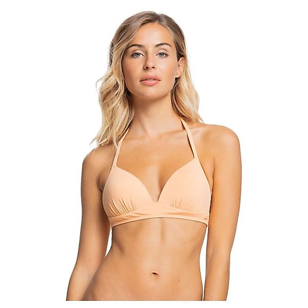 Roxy Solid Beach Classics Moderate Mold Bikini Oberteil XL Salmon Buff günstig online kaufen