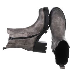 Ital-Design Trendige Chelsea-Boots mit Blockabsatz für günstig online kaufen