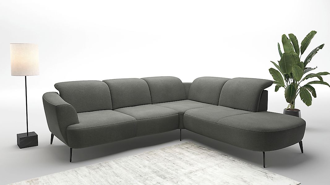 sit&more Ecksofa "Zoe", ink.Sitztiefenverstellung, wahlweise mit Kopfteilve günstig online kaufen
