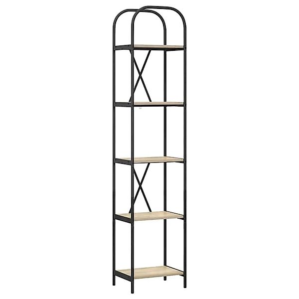 vidaXL Bücherregal Sonoma-Eiche 40 x 30 x 183 cm Holzwerkstoff 879870 günstig online kaufen