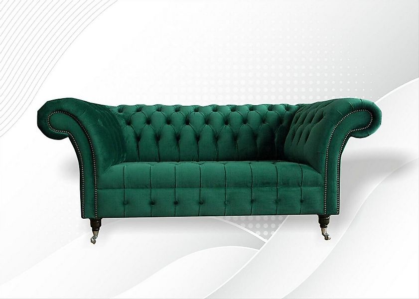 JVmoebel Chesterfield-Sofa Chesterfield Sofa handgefertigt massiv Holz Möbe günstig online kaufen