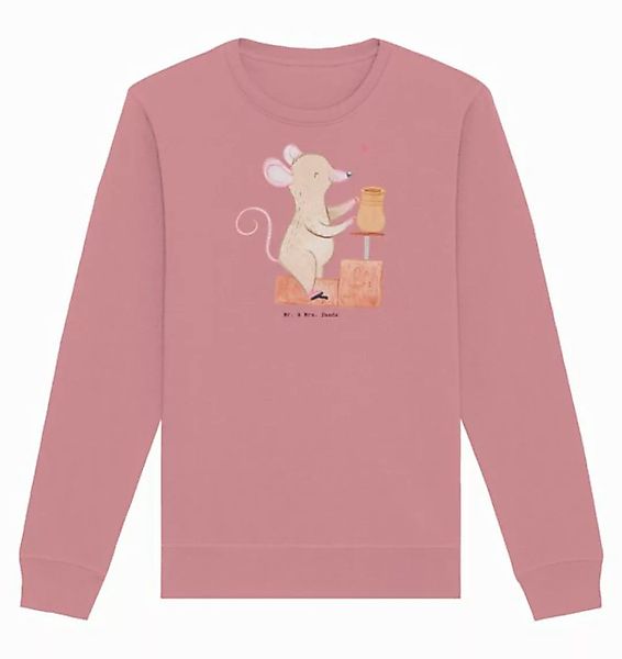 Mr. & Mrs. Panda Longpullover Maus Töpfern Größe M - Canyon Pink - Geschenk günstig online kaufen