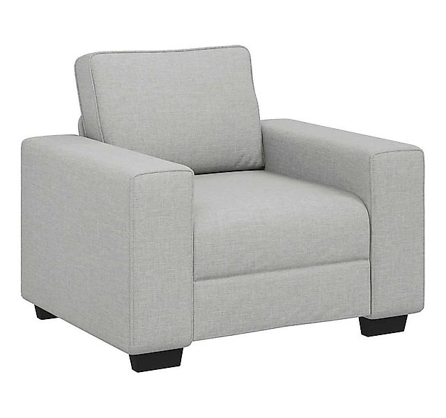 vidaXL Sofa Sessel Wolkengrau 60 cm Stoff, 9 Teile günstig online kaufen