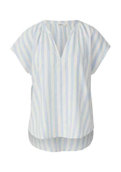 s.Oliver Kurzarmbluse Bluse Ärmellose Bluse aus günstig online kaufen