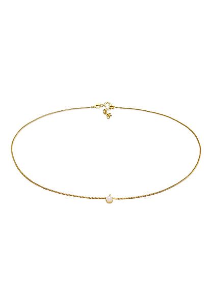 Elli Collier Choker Rosa Quarz Solitär günstig online kaufen