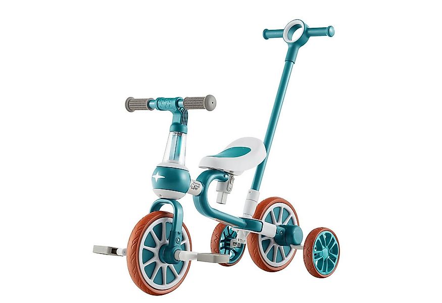 COSTWAY Dreirad 4 in 1 Laufrad, verstellbar, von 2-4 Jahren, bis 30kg günstig online kaufen