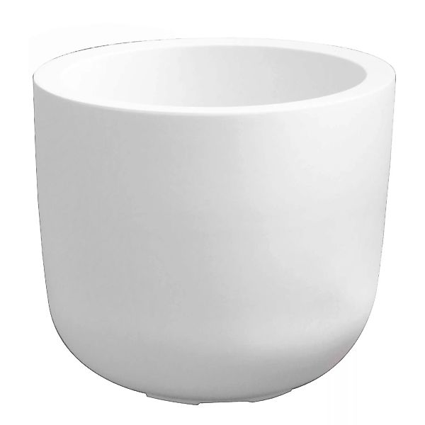 Serralunga - Cup Pflanzgefäß H58cm - weiß/lackiert/H x Ø 58x70cm günstig online kaufen