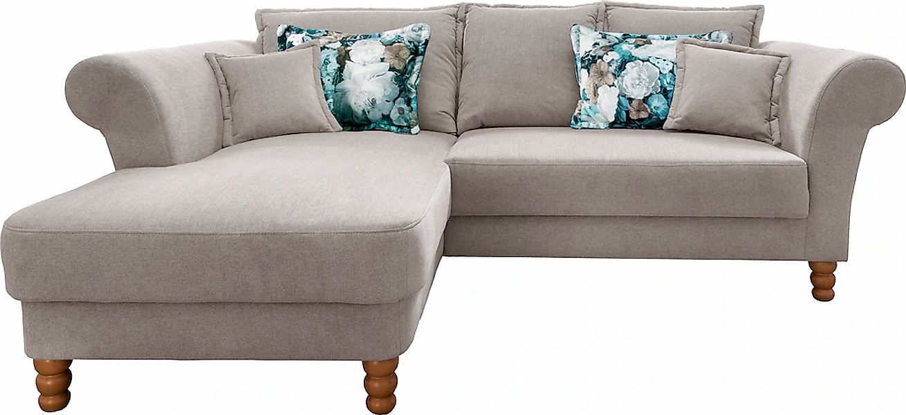 Home affaire Ecksofa "Tassilo Mega Polsterecke mit Kaltschaum im Sitz, bequ günstig online kaufen