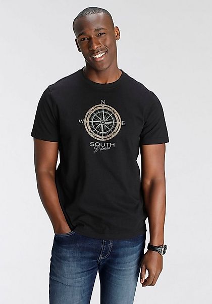 DELMAO T-Shirt Kurzarm, bedruckt, Rundhals, aus Baumwolle günstig online kaufen