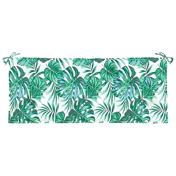 vidaXL Gartenbank-Auflage Blattmuster 120x50x7 cm Oxford-Gewebe 378951 günstig online kaufen