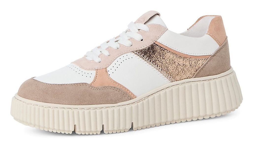 Tamaris Plateausneaker, Freizeitschuh, Halbschuh, Schnürschuh mit TOUCH-IT günstig online kaufen
