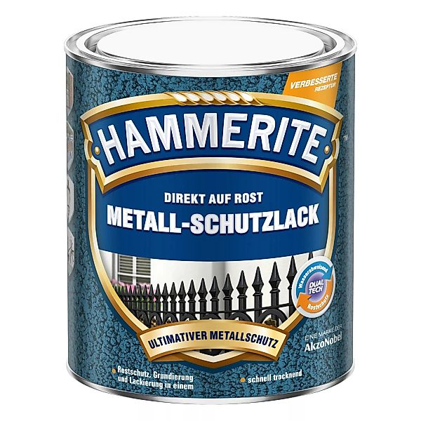 Hammerite Metall-Schutzlack Dunkelblau Hammerschlag 250 ml günstig online kaufen