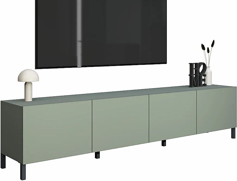 borchardt Möbel Lowboard, Metallfüße, grifflose Optik günstig online kaufen