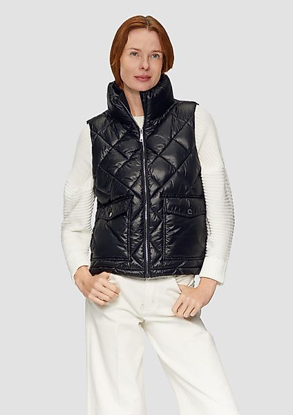 s.Oliver Outdoorjacke Outdoor-Weste Steppweste mit aufgesetzten günstig online kaufen