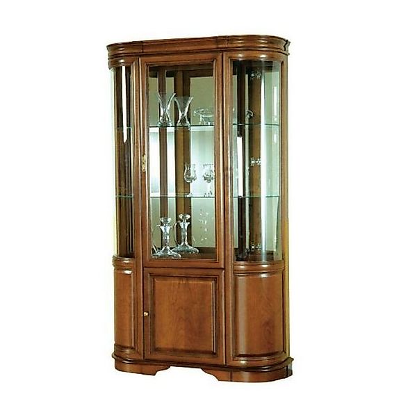 JVmoebel Vitrine Klassische Vitrinenschrank Rustikal Schrank Glasschrank MO günstig online kaufen