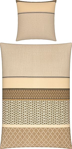 Erwin Müller Bettwäsche Bettwäsche, Biber, Streifen günstig online kaufen