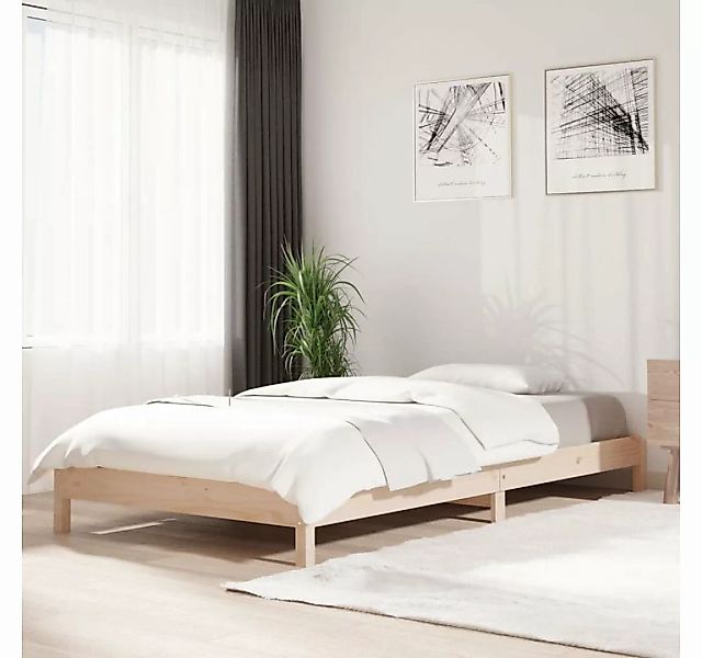 furnicato Bett Stapelbett 90x190 cm Massivholz Kiefer günstig online kaufen