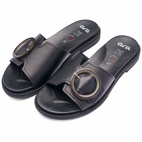 Ara Pantolette "ELBA" Sommerschuh, Schlupfschuh mit Zierschnalle, in Weite günstig online kaufen