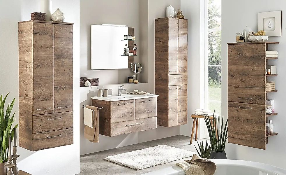 smart Bad-Keramik-Waschtisch  Onda ¦ Maße (cm): B: 100 H: 2 T: 45.0 Sonstig günstig online kaufen