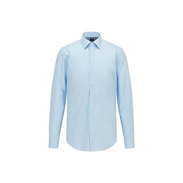 BOSS Langarmhemd Business-Hemd Hank Slim-Fit, Hellblau hell_blau (1-tlg) günstig online kaufen