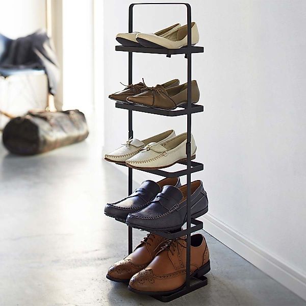 Yamazaki Schuhregal "Tower" aus Metall 22x77x14cm günstig online kaufen