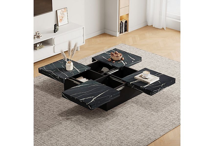 STILVORA Couchtisch Wohnzimmertsich mit schiebbarer Tischplatte,Sofatisch m günstig online kaufen