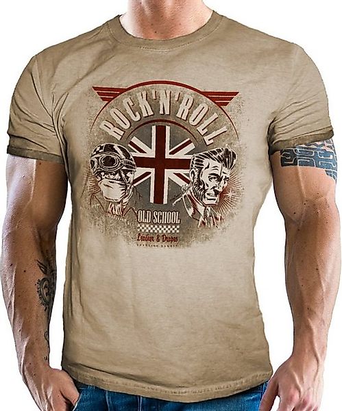 GASOLINE BANDIT® T-Shirt für Rockabilly Fans: UK Rock'n' Roll United Kingdo günstig online kaufen